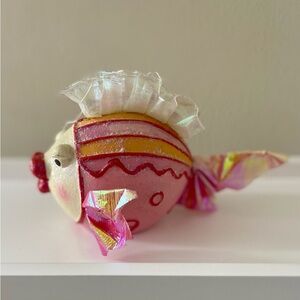 Decorative Pink Fish Piggy Bank